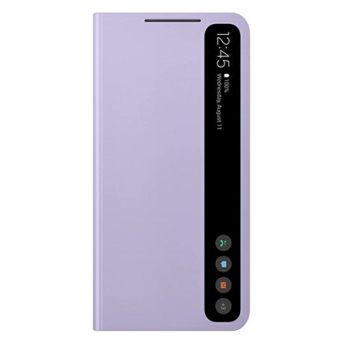 Kup Etui Samsung Galaxy S21 FE EF-ZG990CVEGEE fialové/violet Clear View Cover - SMG540VIO - {ean13} - Sklep Home Screen