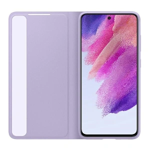 Kup Etui Samsung Galaxy S21 FE EF-ZG990CVEGEE fioletowy/violet Clear View Cover - SMG540VIO - {ean13} - Sklep Home Screen