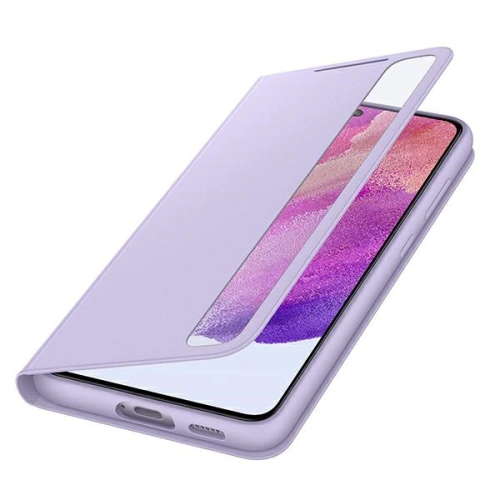 Kup Etui Samsung Galaxy S21 FE EF-ZG990CVEGEE fialové/violet Clear View Cover - SMG540VIO - {ean13} - Sklep Home Screen