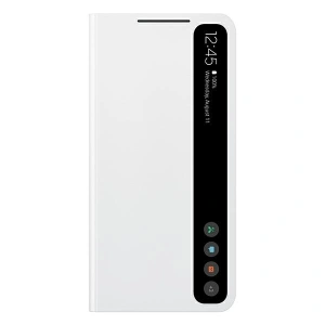 Kup Etui Samsung Galaxy S21 FE EF-ZG990CWEGEE alb/white Clear View Cover - SMG541WHT - {ean13} - Sklep Home Screen