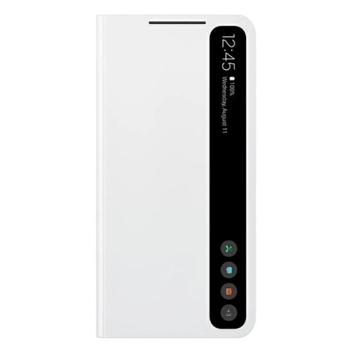 Kup Etui Samsung Galaxy S21 FE EF-ZG990CWEGEE bílý/white Clear View Cover - SMG541WHT - {ean13} - Sklep Home Screen