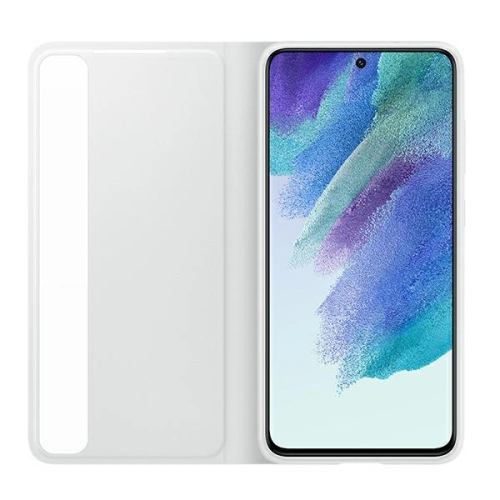 Kup Etui Samsung Galaxy S21 FE EF-ZG990CWEGEE bílý/white Clear View Cover - SMG541WHT - {ean13} - Sklep Home Screen