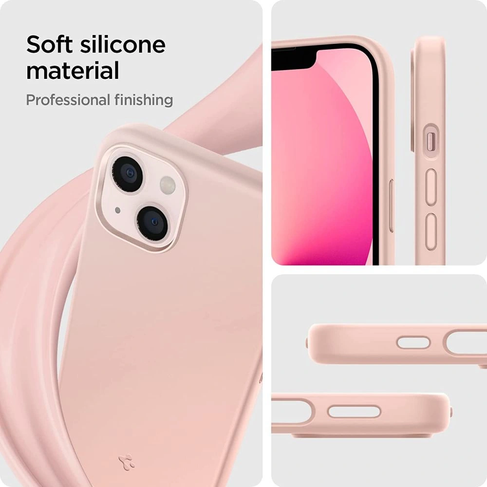 Etui Spigen Silicone Fit Apple iPhone 13 mini Pink