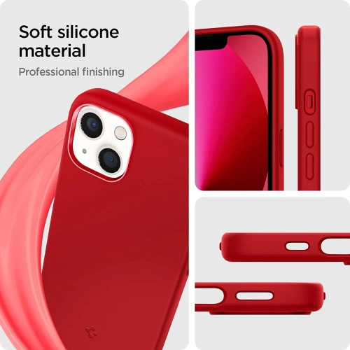 Kup Etui Spigen Silicone Fit Apple iPhone 13 Piros - SPN2044RED - {ean13} - Sklep Home Screen