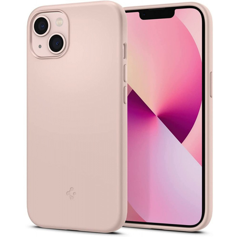 Spigen Silicone Fit Apple iPhone 13 Pink