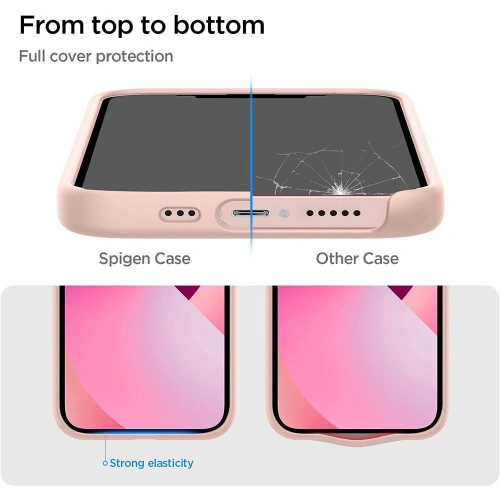 Kup Etui Spigen Silicone Fit Apple iPhone 13 Rózsaszín - SPN2045PNK - {ean13} - Sklep Home Screen