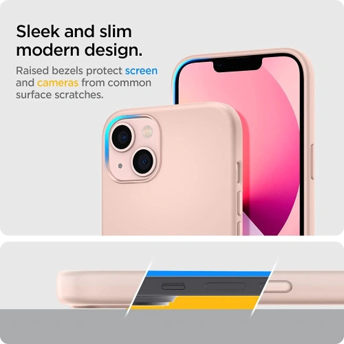 Kup Etui Spigen Silicone Fit Apple iPhone 13 Rózsaszín - SPN2045PNK - {ean13} - Sklep Home Screen