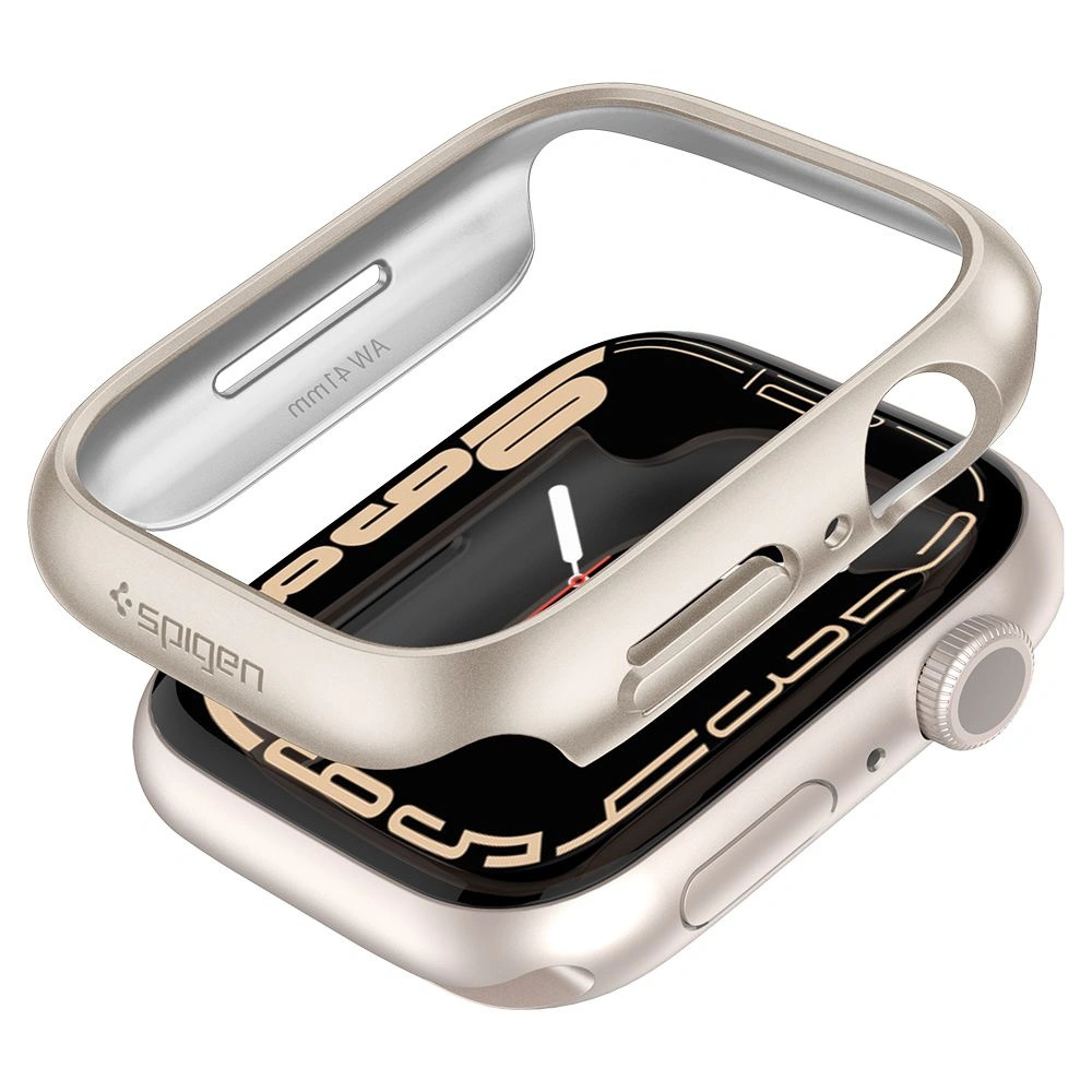 Etui Spigen Thin Fit Apple Watch 4/5/6/7/SE/8/9 40/41mm Starlight