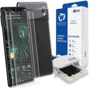 Kup Whitestone Dome Gehärtetes Glas mit UV-Kleber Glas Google Pixel 6 Pro [2+2 PACK] - WSD056 - {ean13} - Sklep Home Screen