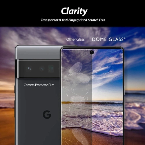 Kup Sticlă securizată cu adeziv UV Whitestone Dome Glass Google Pixel 6 Pro [2+2 PACK] - WSD056 - {ean13} - Sklep Home Screen