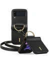 Spigen Samsung Tasche Lienar Galaxy Z Flip 3 Schwarz
