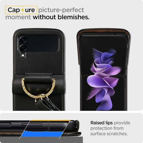 Kup Etui Spigen Lienar Samsung Galaxy Z Flip 3 Fekete - SPN2047BLK - {ean13} - Sklep Home Screen