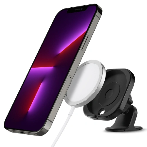 Buy Spigen Mag Fit fot MagSafe Charger Dashboard Car Mount Black - SPN2048BLK - {ean13} - Home Screen Store Europe