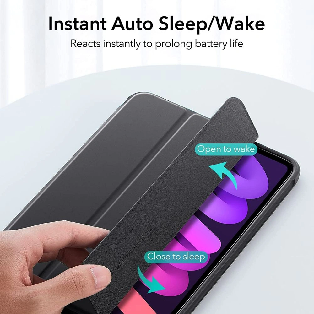 Etui ESR Rebound Hybrid Apple iPad mini 2021 (6. generacji) / iPad mini 8.3" 2024 (7. generacji) Black