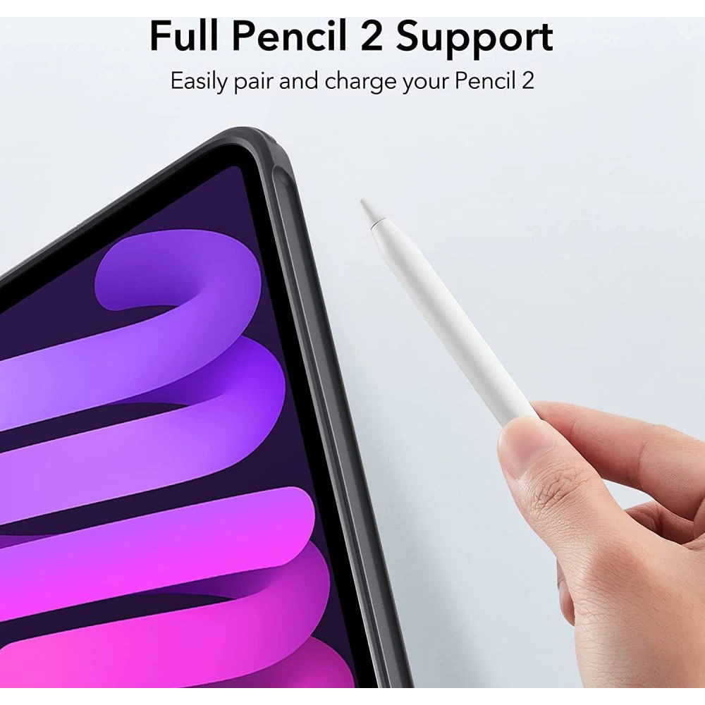 Etui ESR Rebound Hybrid Apple iPad mini 2021 (6. generacji) / iPad mini 8.3" 2024 (7. generacji) Black