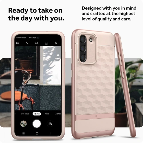 Buy Caseology Parallax Samsung Galaxy S21 FE Indi Pink - CSL035INDPNK - {ean13} - Home Screen Store Europe