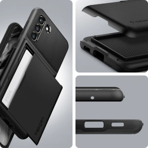 Kup Etui Spigen Slim Armor CS Samsung Galaxy S21 FE Black - SPN2051BLK - {ean13} - Sklep Home Screen