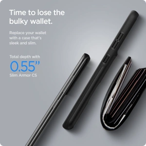 Kup Etui Spigen Slim Armor CS Samsung Galaxy S21 FE Black - SPN2051BLK - {ean13} - Sklep Home Screen