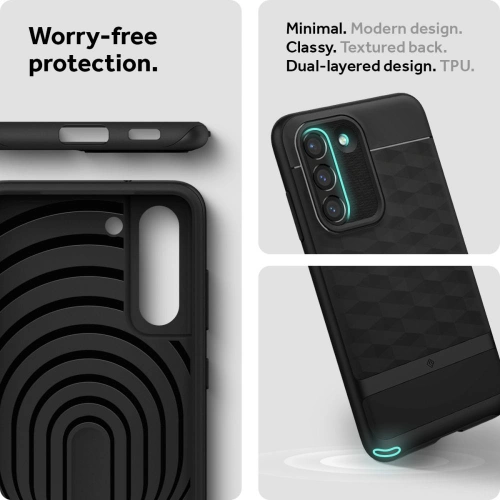 Kup Etui Caseology Parallax Samsung Galaxy S21 FE Matt Fekete - CSL036BLK - {ean13} - Sklep Home Screen
