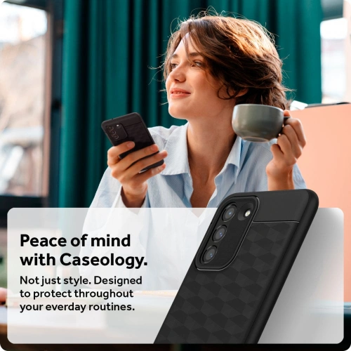 Buy Caseology Parallax Samsung Galaxy S21 FE Matte Black - CSL036BLK - {ean13} - Home Screen Store Europe