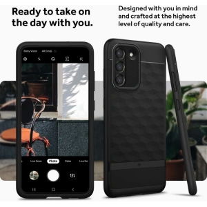 Kup Etui Caseology Parallax Samsung Galaxy S21 FE Matte Black - CSL036BLK - {ean13} - Sklep Home Screen