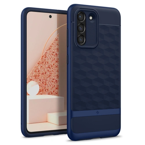 Kup Caseology Samsung Tasche Parallax Galaxy S21 FE Mitternachtsblau - CSL037MIDBLU - {ean13} - Sklep Home Screen