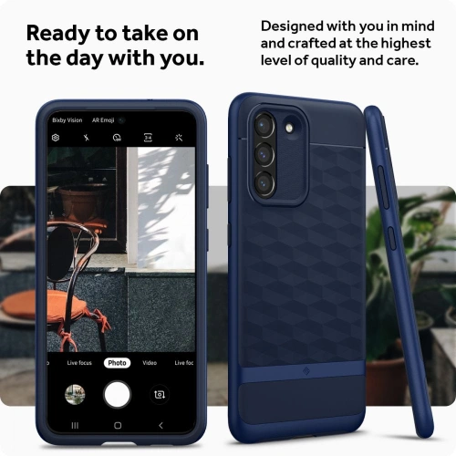 Kup Etui Caseology Parallax Samsung Galaxy S21 FE Midnight Blue - CSL037MIDBLU - {ean13} - Sklep Home Screen