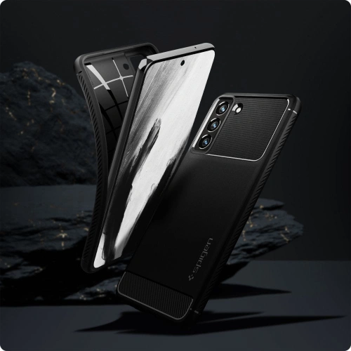 Kup Etui Spigen Rugged Armor Samsung Galaxy S21 FE Matt Fekete - SPN2055BLK - {ean13} - Sklep Home Screen