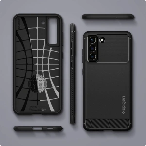 Kup Etui Spigen Rugged Armor Samsung Galaxy S21 FE Matte Black - SPN2055BLK - {ean13} - Sklep Home Screen
