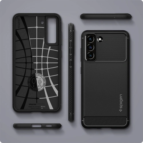 Buy Spigen Rugged Armor Samsung Galaxy S21 FE Matte Black - SPN2055BLK - {ean13} - Home Screen Store Europe