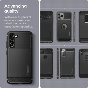 Kup Etui Spigen Rugged Armor Samsung Galaxy S21 FE Matte Black - SPN2055BLK - {ean13} - Sklep Home Screen
