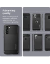 Kup Etui Spigen Rugged Armor Samsung Galaxy S21 FE Matt Fekete - SPN2055BLK - {ean13} - Sklep Home Screen