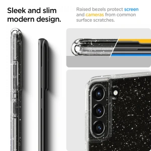 Kup Etui Spigen Liquid Crystal Galaxy S21 FE Glitter Crystal - SPN2057GLTR - {ean13} - Sklep Home Screen