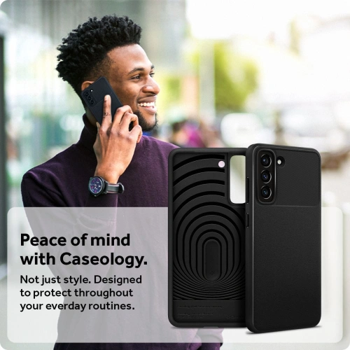Kup Caseology Samsung Case Tresor Galaxy S21 FE Mattschwarz - CSL038BLK - {ean13} - Sklep Home Screen