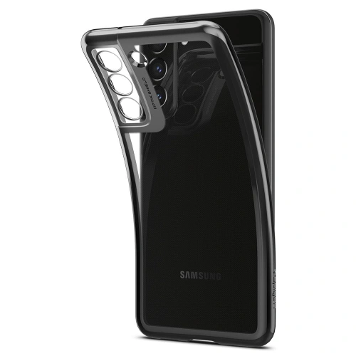 Kup Etui Spigen Optik Crystal Samsung Galaxy S21 FE Chrome Grey - SPN2059GRY - {ean13} - Sklep Home Screen