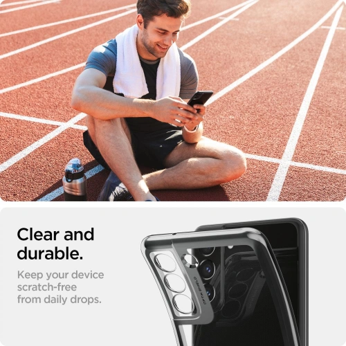 Kup Spigen Samsung Case Optik Crystal Galaxy S21 FE Chrom Grau - SPN2059GRY - {ean13} - Sklep Home Screen