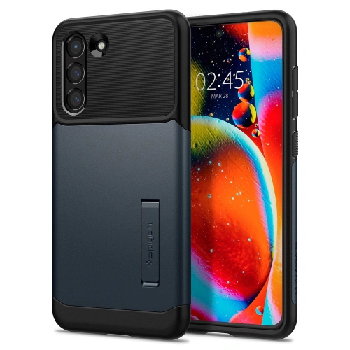 Kup Spigen Samsung Tasche Slim Armor Galaxy S21 FE Metall Schiefer - SPN2060SLATE - {ean13} - Sklep Home Screen