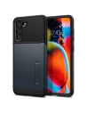 Spigen Samsung Tasche Slim Armor Galaxy S21 FE Metall Schiefer