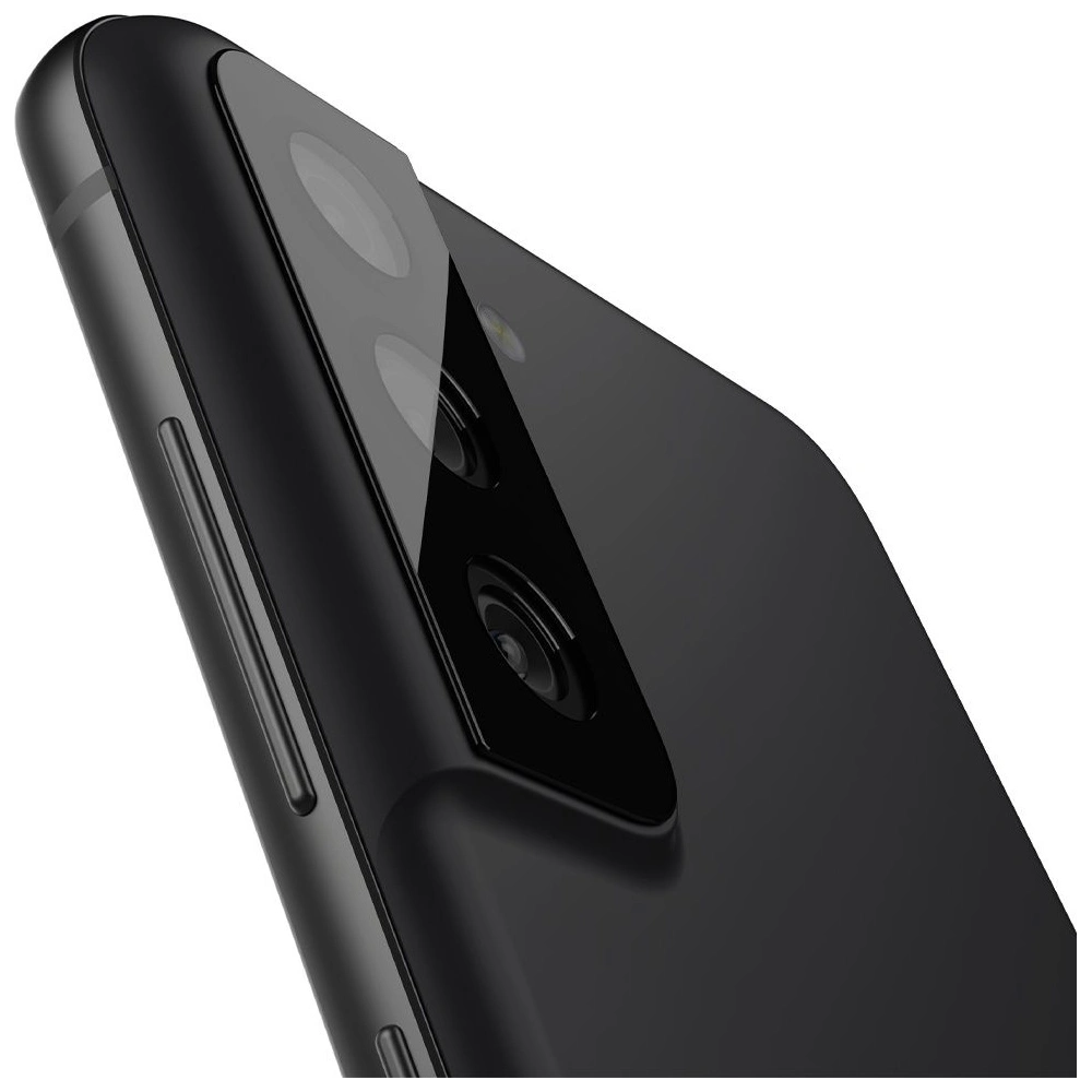 Szkło hartowane na aparat Spigen Optik Camera Lens Samsung Galaxy S21 FE Black [2 PACK]