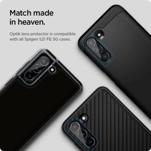 Kup Szkło hartowane na aparat Spigen Optik Camera Lens Samsung Galaxy S21 FE Black [2 PACK] - SPN2061BLK - {ean13} - Sklep Home Screen