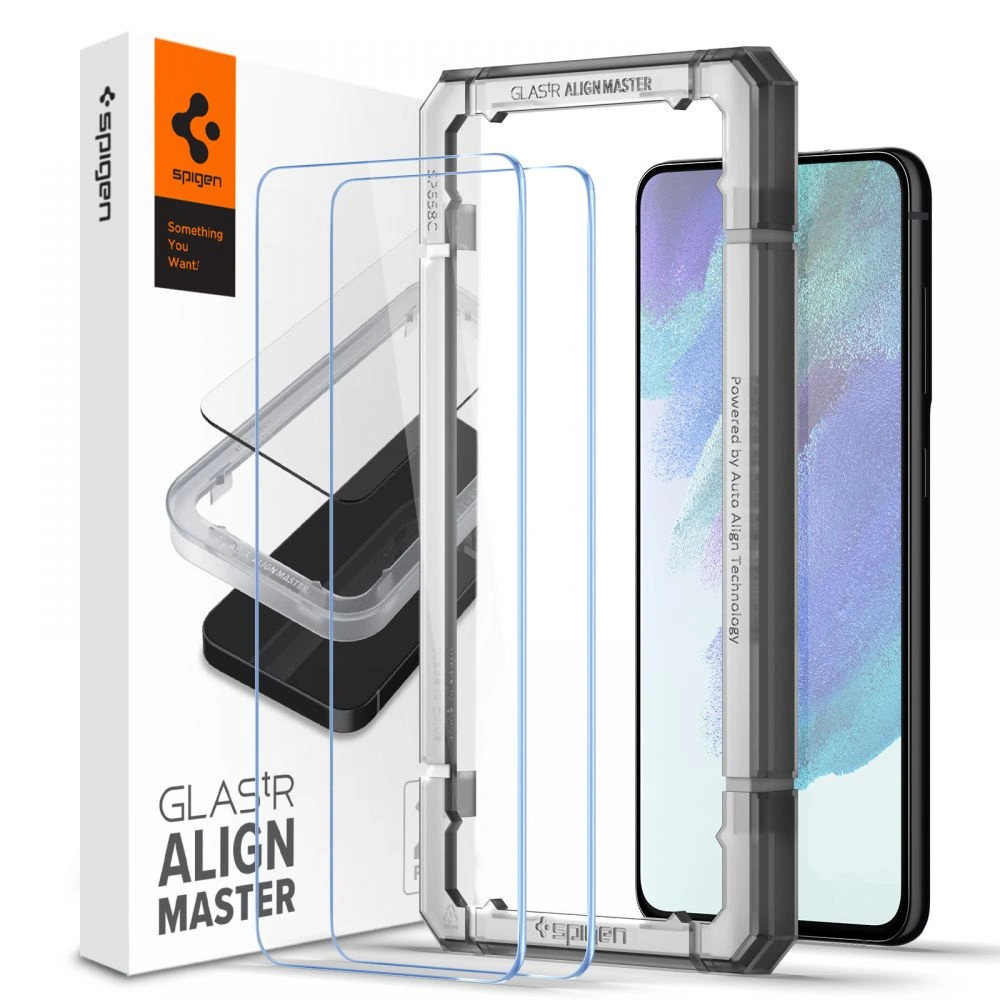 Szkło hartowane Spigen AlignMaster Glas.tr Samsung Galaxy S21 FE [2 PACK]