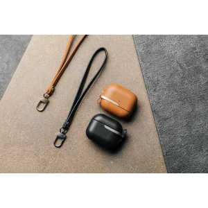 Kup Etui Moshi Pebbo Luxe Apple AirPods 3 z odpinanym paskiem na rękę (Caramel Brown) - MOSH209BR - {ean13} - Sklep Home Screen