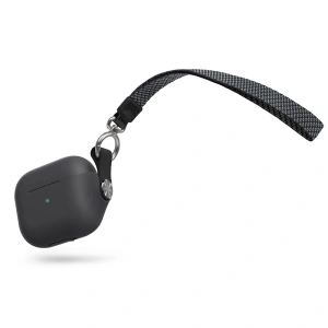 Buy Moshi Pebbo Case Apple AirPods 3 with Detachable Wrist Strap and LintGuard™ Protection - Shadow Black - MOSH210BLK - {ean13} - Home Screen Store Europe