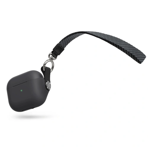 Kup Etui Moshi Pebbo Apple AirPods 3 z odpinanym paskiem na rękę (Shadow Black) - MOSH210BLK - {ean13} - Sklep Home Screen
