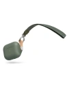 Moshi Apple Case Pebbo AirPods 3 mit abnehmbarem Handgelenkband (Mintgrün)