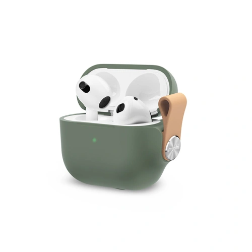 Kup Moshi Apple Case Pebbo AirPods 3 mit abnehmbarem Handgelenkband (Mintgrün) - MOSH212GRN - {ean13} - Sklep Home Screen