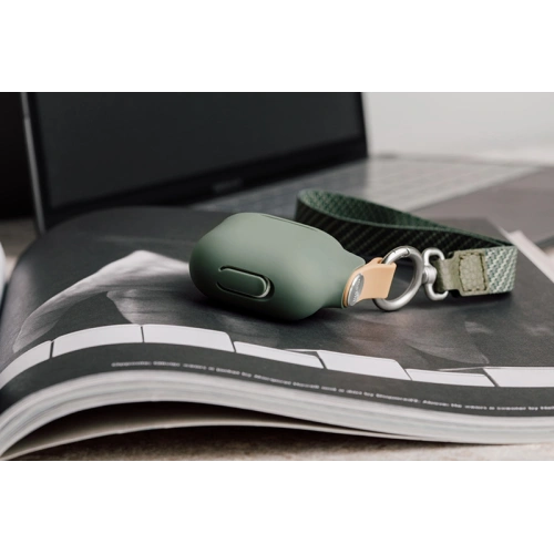 Kup Moshi Apple Case Pebbo AirPods 3 mit abnehmbarem Handgelenkband (Mintgrün) - MOSH212GRN - {ean13} - Sklep Home Screen
