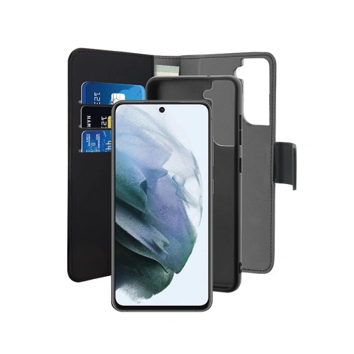 Kup Etui PURO Wallet Detachable 2w1 Samsung Galaxy S21 FE (czarny) - PUR528BLK - {ean13} - Sklep Home Screen