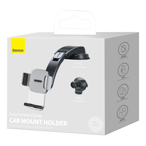 Kup Uchwyt auto Baseus Easy Control Clamp pentru grilă / pe bord (gri) - BSU3018GRY - {ean13} - Sklep Home Screen