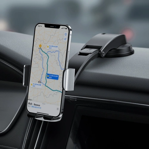 Buy Baseus Easy Control Clamp car mount air vent / cockpit (gray) - BSU3018GRY - {ean13} - Home Screen Store Europe